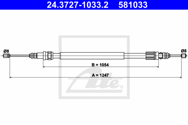 Cable de frein à main