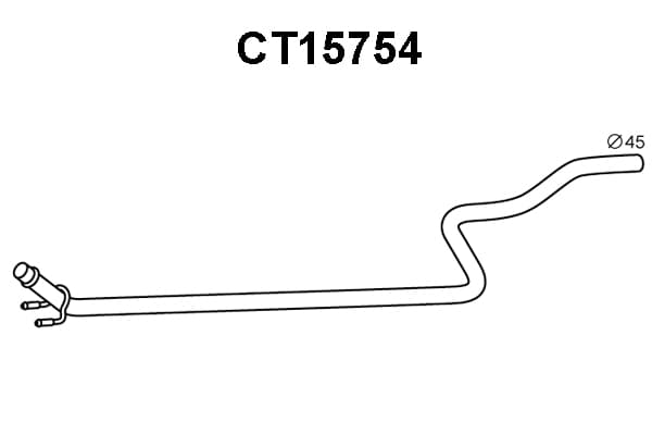 Tube d'echappement