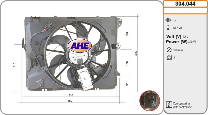 Ventilateur, refroidissement du moteur
