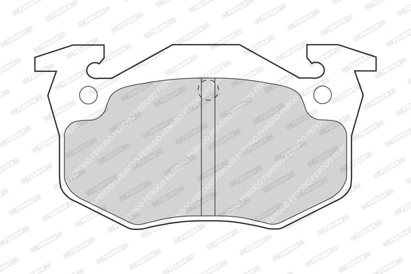 Plaquettes de frein arriere (Jeu de 4)