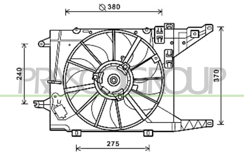 Ventilateur, refroidissement du moteur PrascoSelection